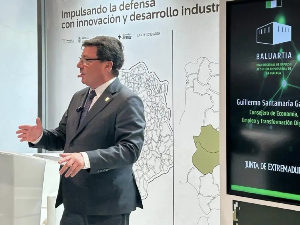 Extremadura expone en FEINDEF el Plan de Impulso Regional al Sector Empresarial de la Defensa